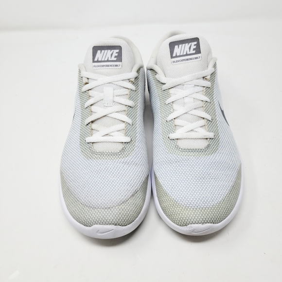 Nike Women's Flex Experience RN White/Grey Sz 9.5 - Picture 3 of 6